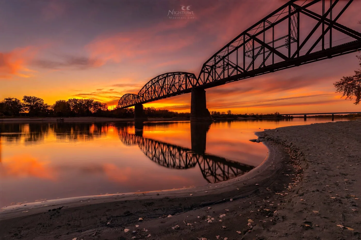 The bridge at day's end